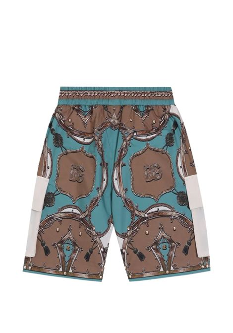 Bermuda con stampa DOLCE & GABBANA KIDS | L44Q18 G7P2KHV5XH